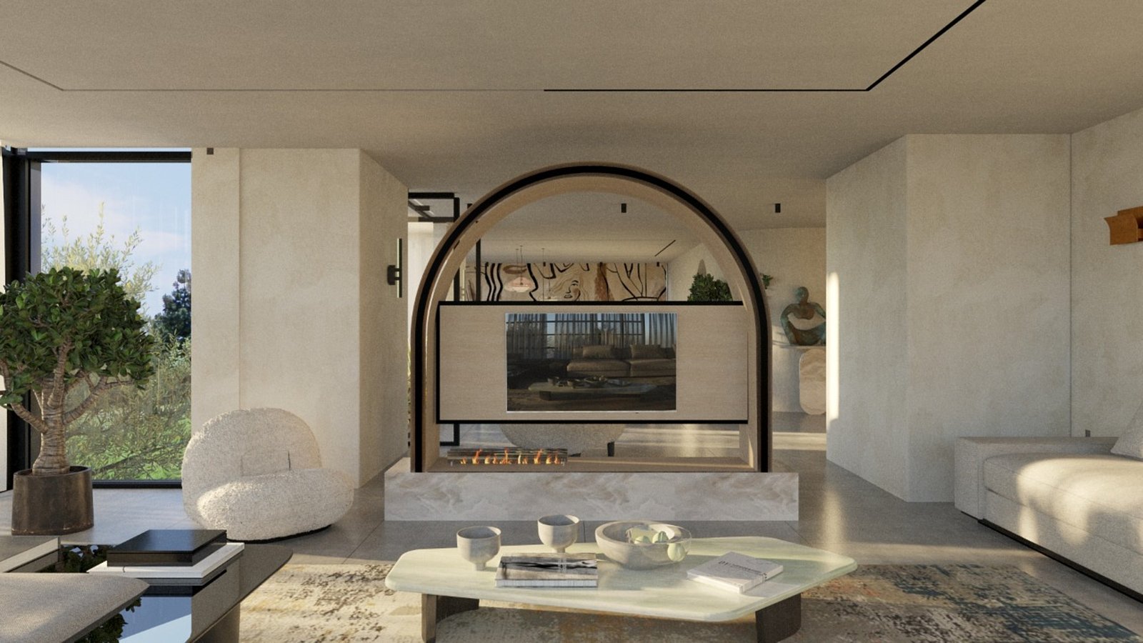 Minimalist Private Residence - Afkarna Gallery