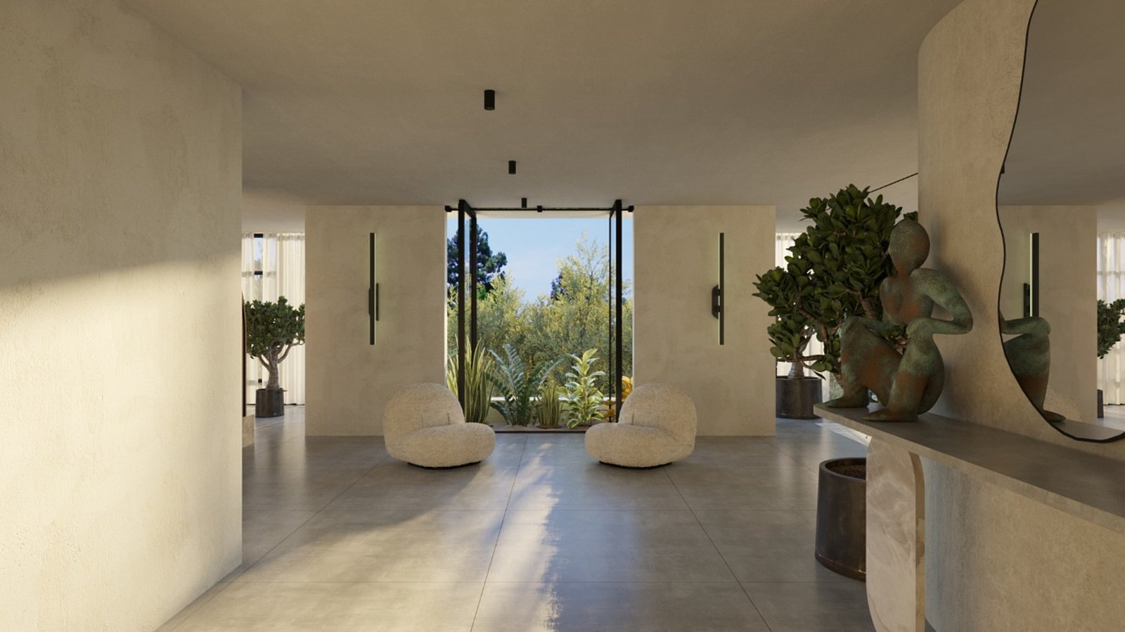 Minimalist Private Residence - Afkarna Gallery